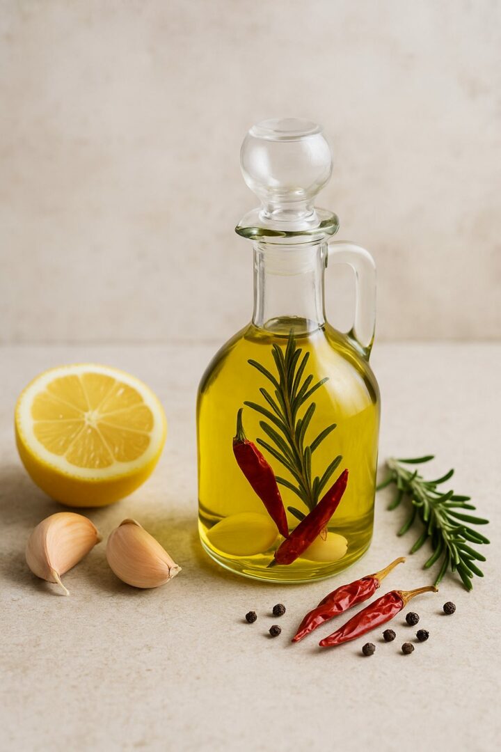 Smaksätta sin egen olivolja