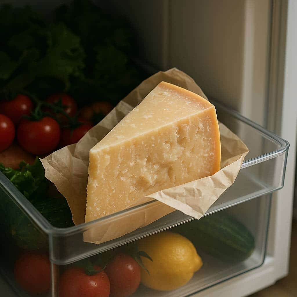 förvara parmesanost i kylskåp