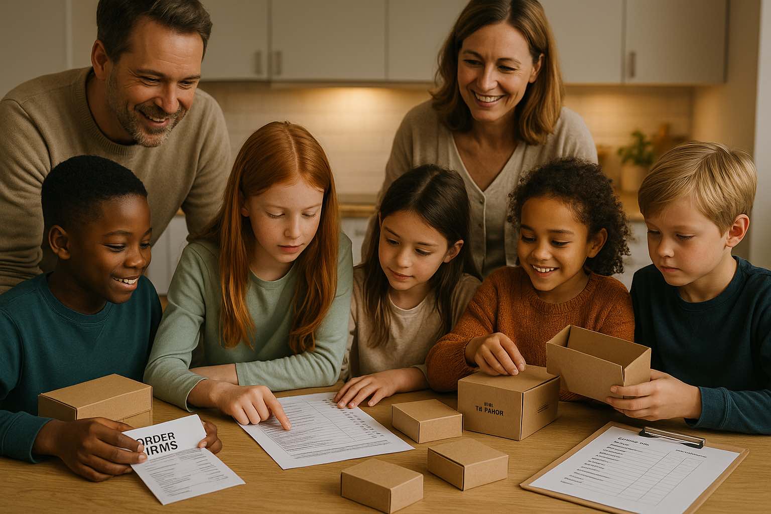 elever lär sig hur en klassförsäljning fungerar