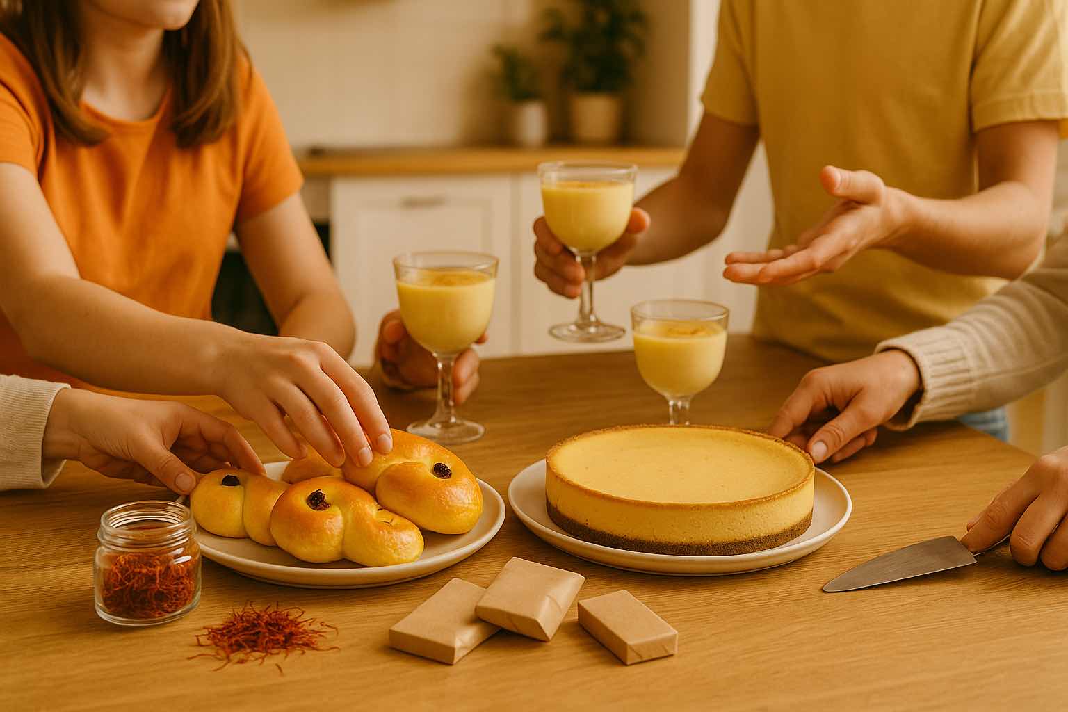 olika smakkombinationer med saffran