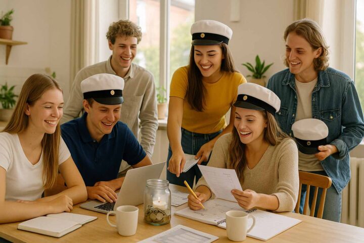 studenter planerar studenten