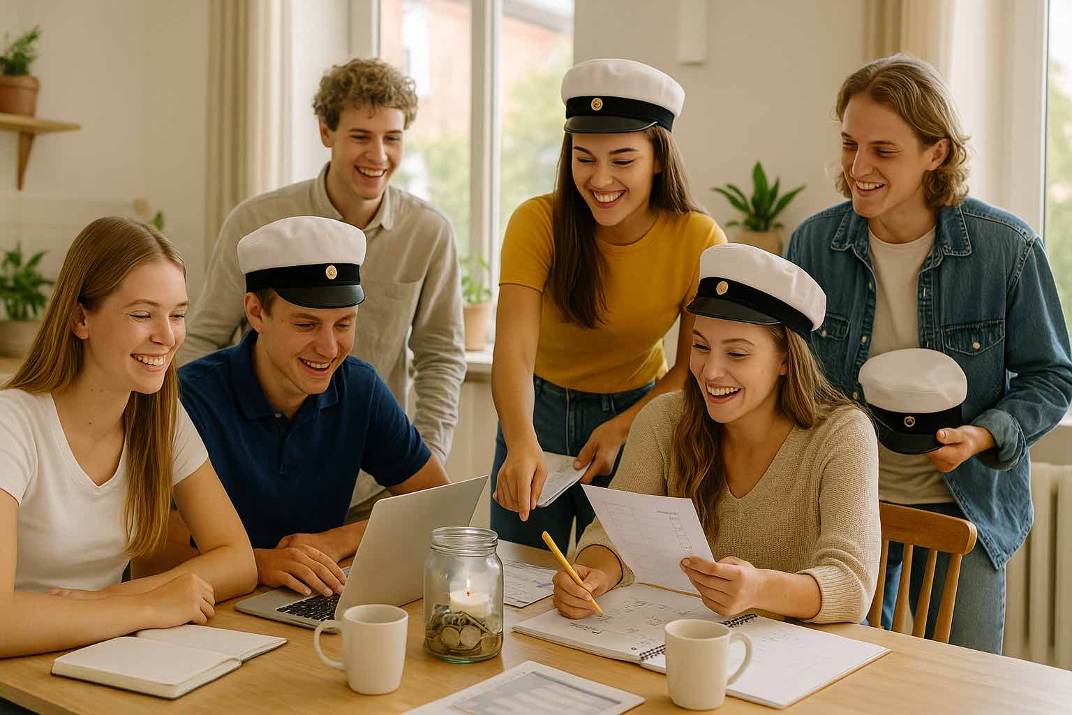 studenter planerar studenten