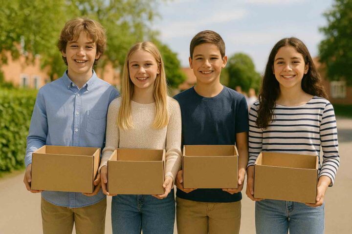 klass säljer under vårterminen