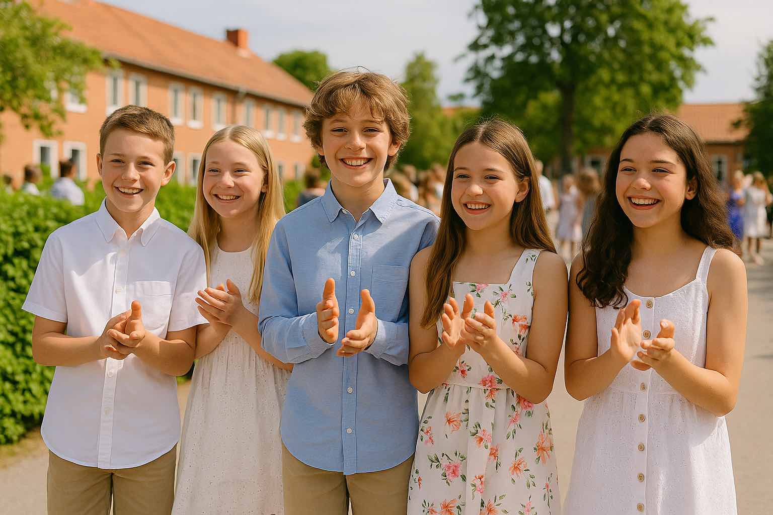 klass på skolavslutning