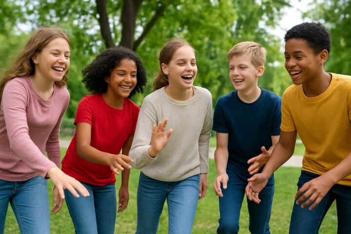 elever gör billiga klassaktiviteter